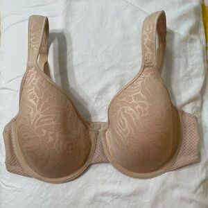 Wacoal Tan Full Coverage Bra with Seamless Molded Cups 36 D like new condition!